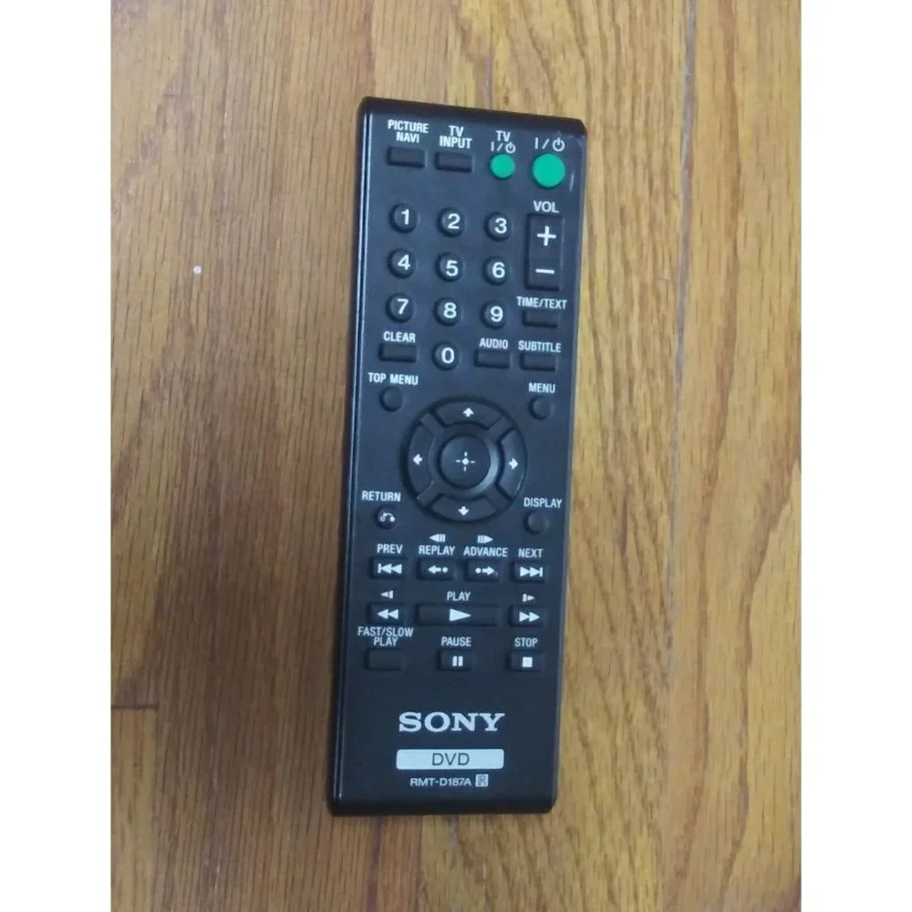 SONY Remote RMT-D187A for DVP-NS710H DVPSR200P DVP-SR200P DVP-SR500H DVD Player